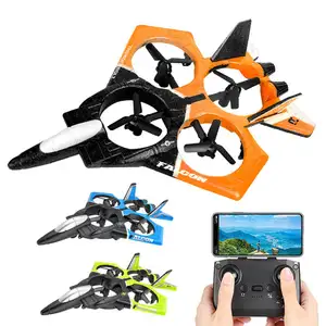 Aviones Một Đài Phát Thanh Điều Khiển Epp 4CH Quadcopter Điều Khiển Từ Xa Không Dây Máy Bay Đồ Chơi RC Tàu Lượn Bọt Máy Bay Chiến Đấu RC Máy Bay Với Máy Ảnh V17