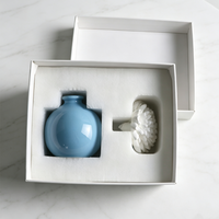 Diffuseur d'arômes Finru Reed en céramique avec huile essentielle, pour la maison, la salle de bain, cadeau décoratif