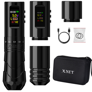 เครื่องสักไร้สาย XNET Void 1800mAh มอเตอร์ทรงพลังระดับมืออาชีพ ปรับระยะชักได้ 2.4-4.2 มม. สำหรับงานศิลปะบนร่างกาย - Product Image 6