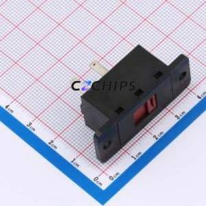 V70113SS05Q Slide Switch Switch Single Pole Single Throw Screwdriver Slot Through Hole 30V - Product Image 1