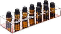 Présentoir moderne à 12 fentes pour les huiles essentielles, support en acrylique, couleur or Rose, pour contenir des bouteilles de 30mL, livraison gratuite