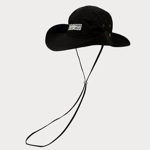Sombrero de Sol para Verano, Estilo Occidental, de Secado Rápido, Resistente al Viento, con Borde Ancho, Tipo Pescador, Plegable con Cuerda - Product Image 5