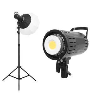 200W HA CONDOTTO LA Luce Video 5600K Bianco Versione CRI 95 + con Telecomando di Controllo e Riflettore Illuminazione Continua per di Registrazione Video