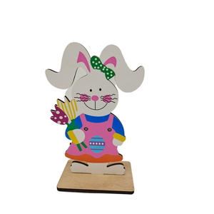 Adornos de Conejito de Madera para Pascua, Decoraciones de Pascua para el Hogar, Huevos de Pascua, Decoración para Fiestas de Cumpleaños, Manualidades, Regalos para Niños - Product Image 6