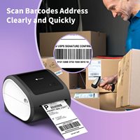 Imprimante thermique Phomemo D520-BT pour imprimante de codes-barres portable Bluetooth pour étiquettes d'expédition Connectivité sans fil pour téléphone mobile