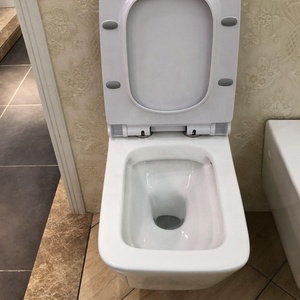 Thiết Bị Vệ Sinh Nhà Vệ Sinh Châu Âu Ý Treo Tường Nhà Vệ Sinh Phòng Tắm WC Treo Tường Bằng Gốm Tiêu Chuẩn Mỏng - Product Image 4