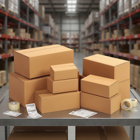 Emballage Boîte d'expédition solide à double paroi épaisse Carton ondulé 5 plis Boîte en carton de taille personnalisée pour le déménagement