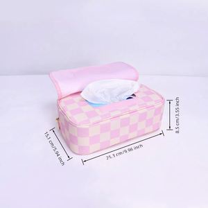 Bolsas de Maquillaje de Nailon Reutilizables Ecológicas con Impresión Personalizada, Impermeables, con Cierre, para Guardar Toallitas Húmedas para Mujer - Product Image 6