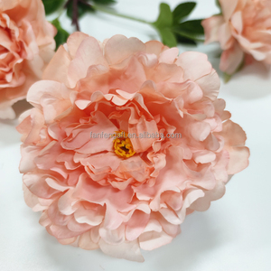 Bán Buôn Chất Lượng Cao Hoa Nhân Tạo Duy Nhất Thân Cây 3 Hoa Lụa Mẫu Đơn Hoa Nhân Tạo Hoa Mẫu Đơn Hoa Tường Cho Đám Cưới Trang Trí - Product Image 5