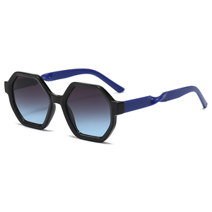 Wholesale Fashion Trendy Unisex <b>Sunglasses</b> with UV400 Lenses PC Frame Custom Logo 10 Colors OEM/ODM Brand Model 9443 - Product Image 1