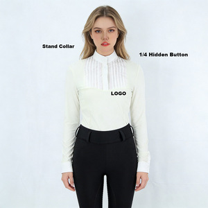 ARLAN Promotion Competition Ladies Men Equestrian l <b>Long</b> <b>Sleeve</b> Womens Cooling Equestrian Shirt - Product Image 1