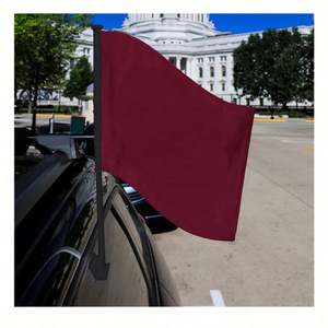 ธงโพลีเอสเตอร์ขนาดเล็ก 30*45 ซม. พิมพ์ลายตามสั่ง ปี 2025 ขายดี พร้อมที่ยึดธงบนคอนโซลรถยนต์ ทำจากไฟเบอร์กลาส สำหรับติดกระจกหน้ารถ - Product Image 4
