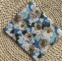 Tissu 100 % coton imprimé numériquement sur mesure, motif nœud papillon et chaîne, pour robes d'été féminines et projets DIY