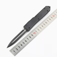 Couteau de camping en plein air UT70 en alliage d'aluminium revêtu de titane noir M390 couteau de poche de chasse