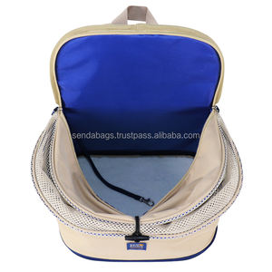 Sac à dos de voyage portable personnalisé de haute qualité pour animaux de compagnie, sac de transport pour petits chiens et chats en tissu Oxford, fermeture éclair en nylon, vente chaude - Product Image 2