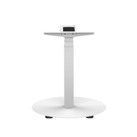 2024 nouveau économiseur d'espace moteur unique une jambe électrique hauteur réglable bureau de levage cadre de bureau de café ergonomique