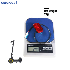 Original <span class=keywords><strong>Ninebot</strong></span> <span class=keywords><strong>Max</strong></span> G2 Scooter électrique planche à roulettes garde-boue arrière lumière Seg-way étanche feux arrière fil feu stop partie plastique - Product Image 6