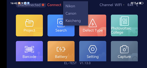 Testeur EL portable pour panneau photovoltaïque centrale solaire extérieure testeur de fissures cachées - Product Image 4