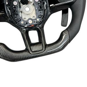 Volant sport personnalisé en cuir et fibre de carbone pour <span class=keywords><strong>Jaguar</strong></span> XF R-sport F-<span class=keywords><strong>type</strong></span> F-pace <span class=keywords><strong>E</strong></span>-Pace XE Series - Product Image 6