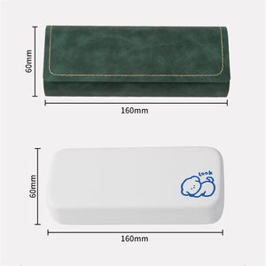 <span class=keywords><strong>Étui</strong></span> <span class=keywords><strong>à</strong></span> <span class=keywords><strong>lunettes</strong></span> portable et simple, boîte de rangement pour <span class=keywords><strong>lunettes</strong></span> de soleil pour hommes et femmes, logo personnalisé <span class=keywords><strong>à</strong></span> la mode basé sur votre image - Product Image 6