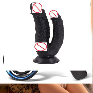 Produsen Grosir Simulasi Dildo Alat Masturbasi Wanita Mainan Seks Dildo Wanita Berkepala Dua - Product Image 6