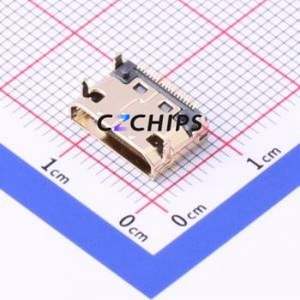 HYC28-HDMIC19-450 HDMI Connector SMD Connector ( Connector Type: HDMI-C )( Gender: Female )( Total Number of PINs: 19P ) - Product Image 1