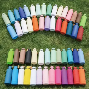 High Quality Drink Bottle Insulated Vacuum Black Metal <b>Flask</b> Bottle 500ml Waterbottle Stainless Steel Water Bottle Custom Logo - Product Image 5