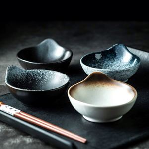 Japanese Style Household Dipping Dish <b>Ceramic</b> Seasoning Dish Porcelain Soy Sauce Dipping Dish With Handle - Product Image 3