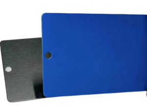 Изготовленная на заказ алюминиевая табличка Заводская анодированная Черная Пластина с металлическим логотипом пустая бирка - Product Image 3