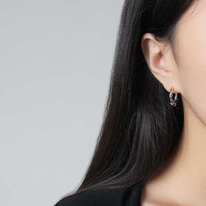 WMYH367 Bali Vintage S925 Sterling <strong>Silver</strong> Ball Bead Earrings <strong>Small</strong> Round <strong>Hoop</strong> for Wedding Party or Gift for Women Men or Girls - Product Image 6