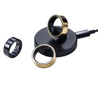 Bague connectée pour homme, noire, surveillance du sommeil, suivi de la forme physique, gestion de la fréquence cardiaque, étanche IP68, contrôle par application, bague de sport