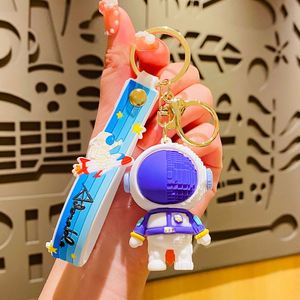 Kawaii Bag Car Pendant <b>Key</b> <b>Chain</b> Ring Keyring Creative Cute Cartoon 3D Doll Soft PVC Negative Keychain - Product Image 4