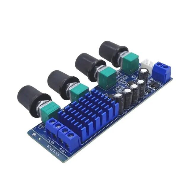 XH-M577 Digital Power Amplifier Board TPA3116D2 Audio Amplifier Board High Power Tone Board Op Amp 12-24V