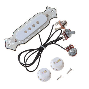 4-Saitiger Vorverdrahteter Single-Coil E-Gitarren-Tonabnehmer mit Schallloch-Holzgitarren-Tonabnehmer und Potentiometern - Product Image 1