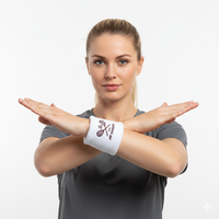Bandeaux anti-transpiration personnalisés pour la tête de tennis avec patch tissé Absorption de la sueur Basketball Tennis Head Wristband