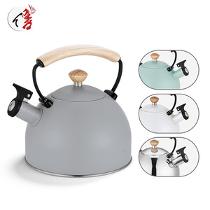 Hervidor silbante de acero inoxidable SUS seguro de 2.5L, tetera de grado alimenticio no tóxica, <span class=keywords><strong>precio</strong></span> de fábrica, hervidor de agua para <span class=keywords><strong>estufa</strong></span> de inducción y gas - Product Image 2