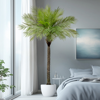 Palmiers artificiels réalistes certifiés UV de 200 cm en matière synthétique pour la décoration de mariages et de paysages, idéaux pour les bureaux et les occasions de Pâques