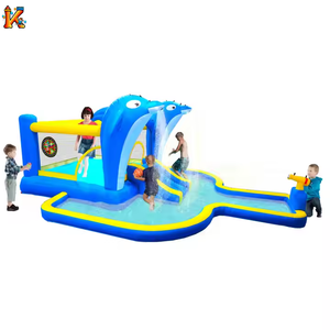 Bán Hot <span class=keywords><strong>Inflatable</strong></span> trượt nước với hồ bơi cho trẻ em 'nước chơi đồ chơi hoạt động ngoài trời và trò chơi - Product Image 3