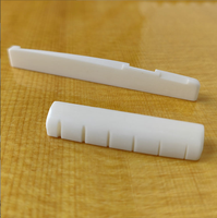 Buffalo Bone Set for Acoustic Guitar Nut and Saddle Premium Musical Instrument Accessories