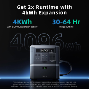 3200W 2048Wh Modular Portable Power Station Expandable to 7x2048Wh <b>Battery</b> Packs APP Control Home <b>Backup</b> Solar Generator BP3000E - Product Image 3