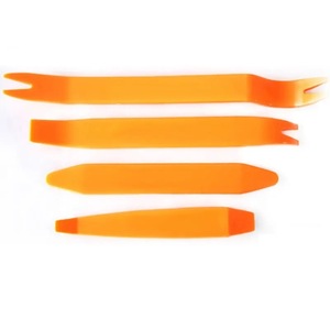 Herramientas de extracción de molduras de automóviles Yilai Auto Parts, clips de plástico naranja para instalar y extraer paneles del tablero, puertas e interiores. - Product Image 2