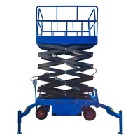 Plateforme de travail aérienne électrique 500 kg 1000 kg, support de levage électrique et de déplacement, table élévatrice à ciseaux électrique semi-électrique en vente