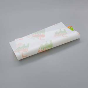 Custom Logo Printed Greaseproof Fluorescent Free Non Stick <b>Food</b> <b>Wrapping</b> 40g Baking <b>Paper</b> Greaseproof <b>Paper</b> - Product Image 5