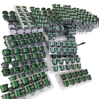 Capsules de café jetables de 15 ml, capsules de café prêtes à l'emploi, gobelets à café en aluminium avec couvercles et anneau en caoutchouc