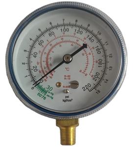 उच्च गुणवत्ता 70 मिमी आयरन ब्लू मामले उच्च कम प्रशीतन दबाव गेज - Product Image 1