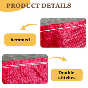 <span class=keywords><strong>Saco</strong></span> Tejido de Polipropileno Rojo de Uso Múltiple, Venta al <span class=keywords><strong>por</strong></span> Mayor de Fábrica, Duradero, 25 kg, de Jiangsu, para Granos Agrícolas a Granel - Product Image 4