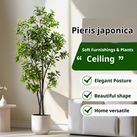 Arbre d'olivier artificiel en plastique écologique de haute qualité, plante en pot réaliste simulée pour la maison, le jardin, Noël, le Nouvel An