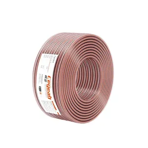 扬声器电缆2芯2x50工厂价格OFC铜箔屏蔽低噪声HIFI家庭影院汽车声学音频电缆100M