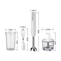 Mixeur Plongeant Multifonction 2026 de Haute Qualité avec Moteur DC 400W, Sans BPA, Tasse de Rangement, Couleur Personnalisable, Double Vitesse, Moteur en Cuivre Pur