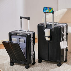 Valise à roulettes Yongsheng en aluminium, 20 pouces, avec cadenas à combinaison, pour voyages d'affaires, unisexe - Product Image 5